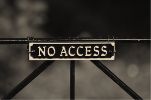 no access sign